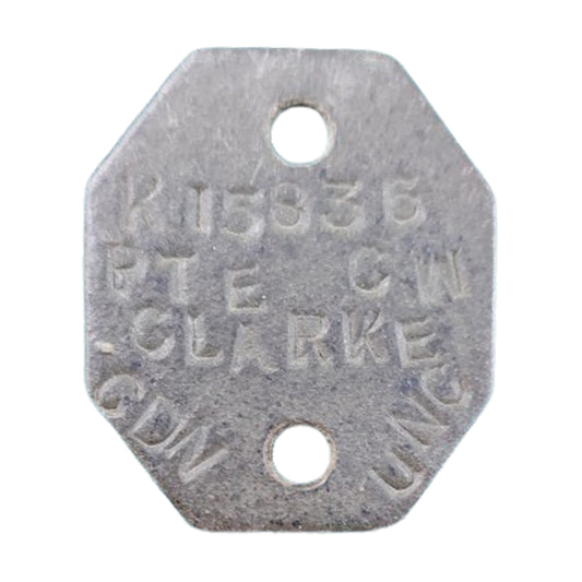 WW2 Canadian ID Tag RCA Royal Canadian Artillery 31st Heavy Battery