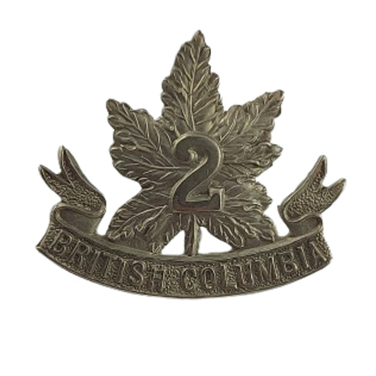 WW1 Canadian 30th Battalion British Columbia Collar Badge