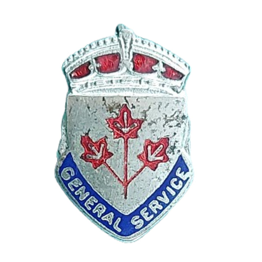 WW2 Canadian General Service Lapel Pin 294033