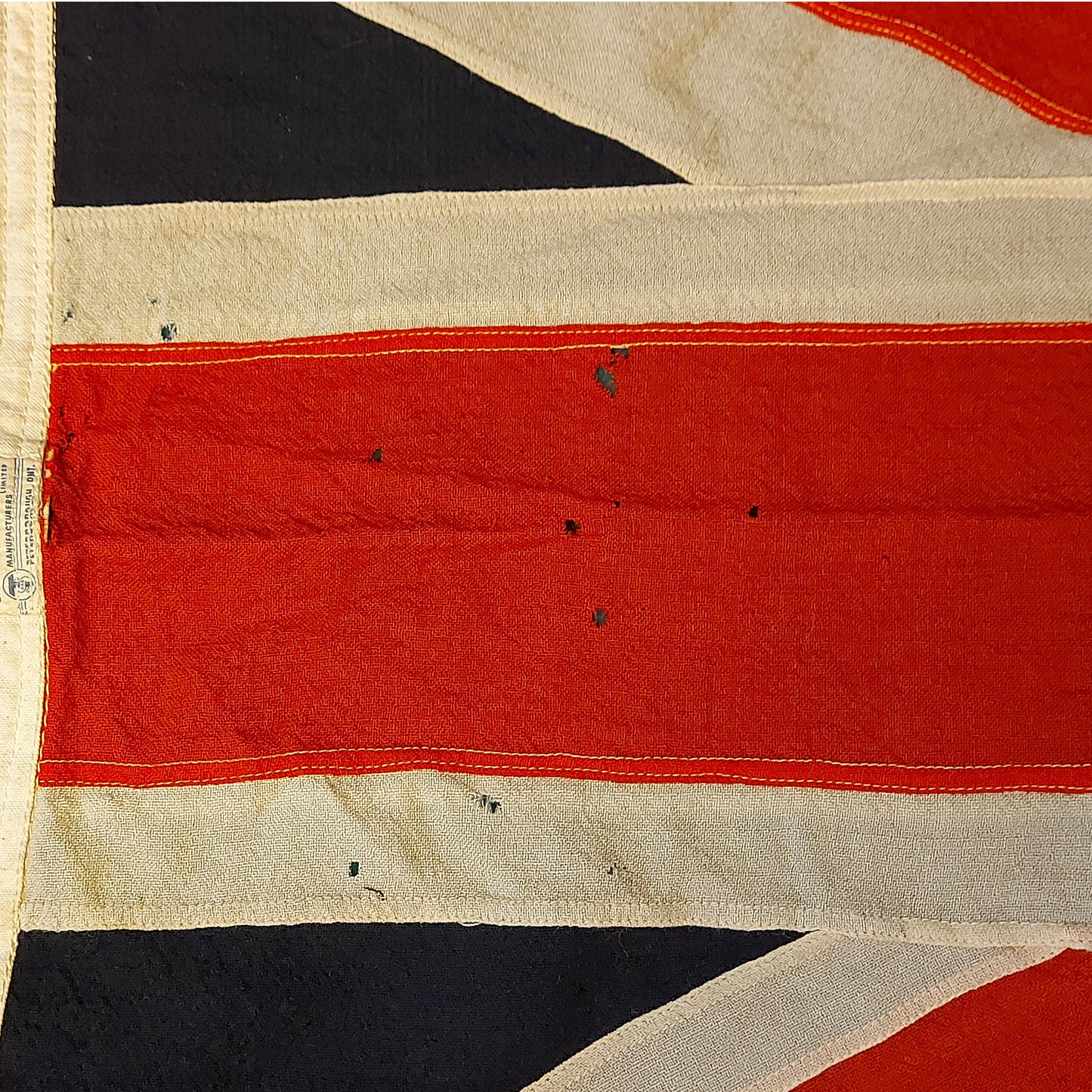 WW2 Canadian Union Jack Flag 52 By 24 Inches