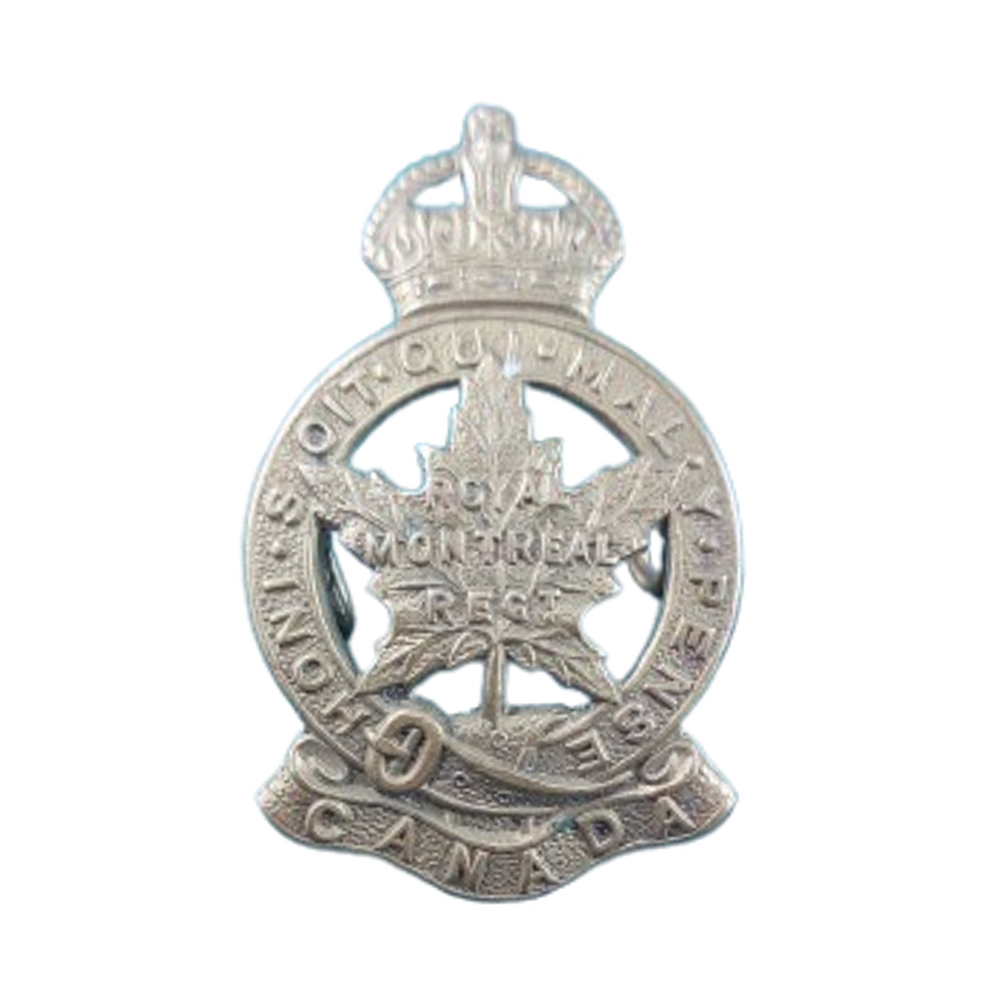 WW2 Canadian Royal Montreal Regiment Cap Badge