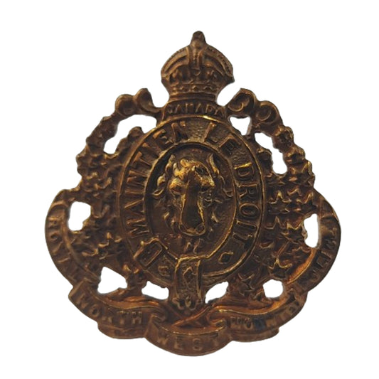 RNWMP Royal Northwest Mounted Police Collar Badge