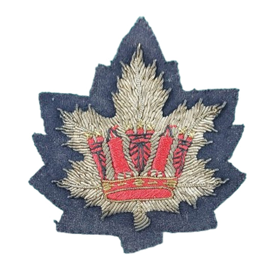 WW2 Canadian Merchant Navy Bullion Thread Jacket Crest
