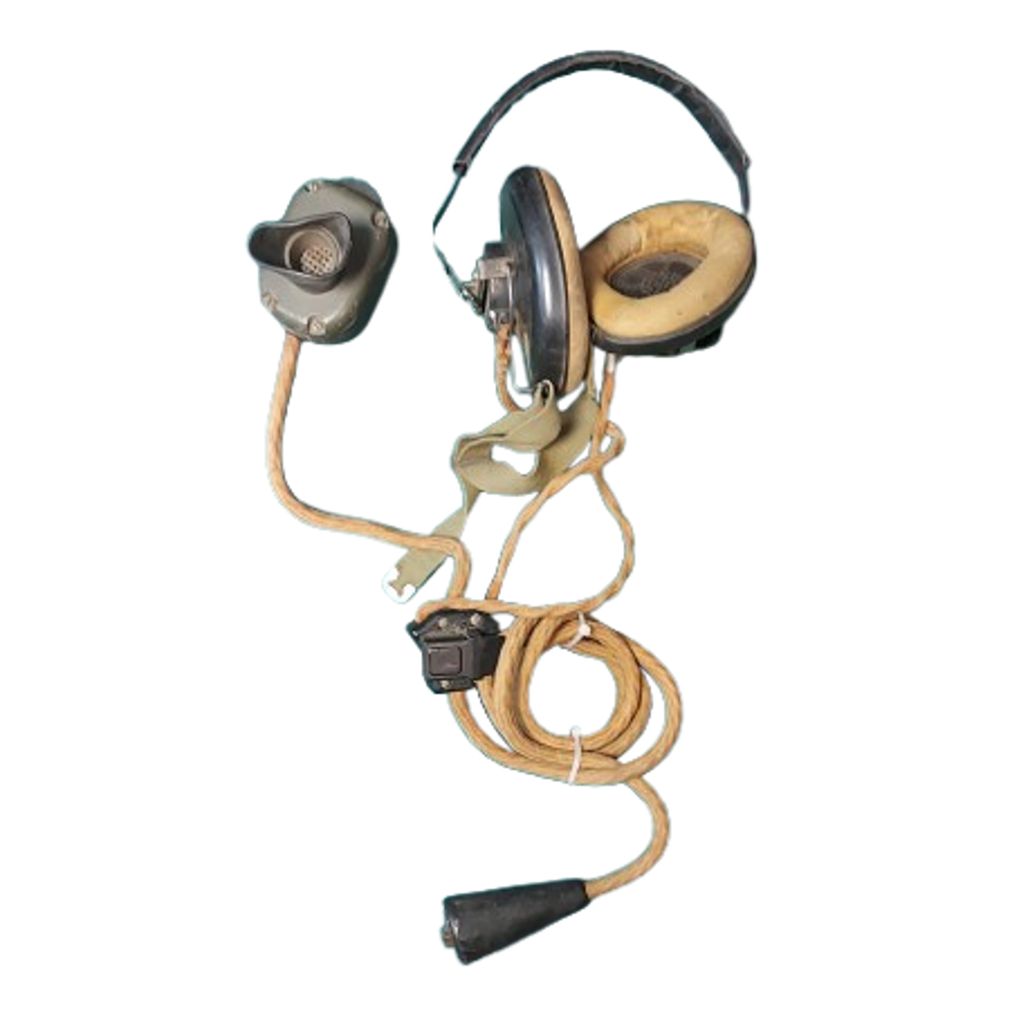 WW2 Canadian Wireless 19 Radio Set Headset And Chest Microphone ...