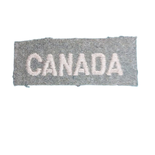 WW2 Canadian CANADA Cloth Shoulder Title