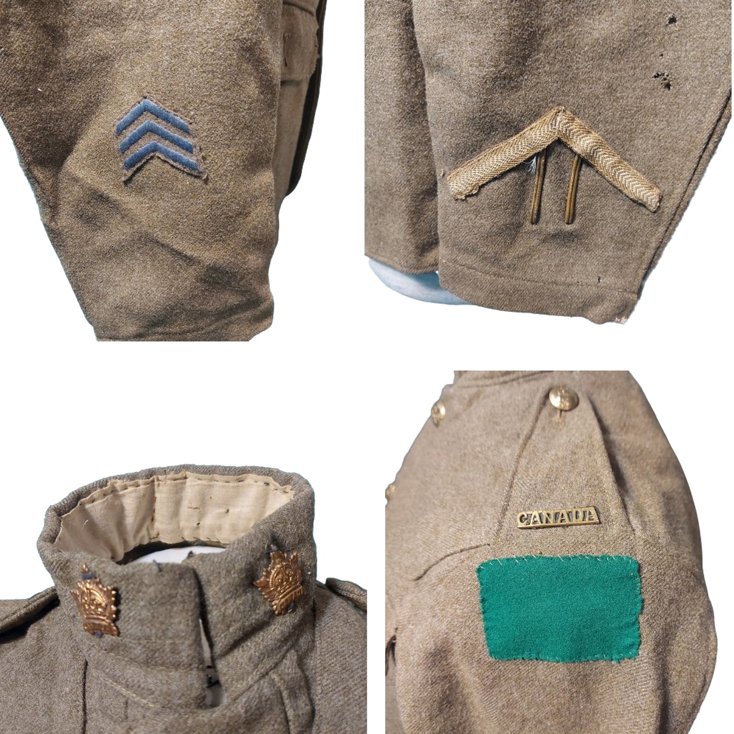 WW1 CEF Uniform Set -Smith Brothers -C.A.M.C. 13th Field Hospital -25th And 112th Battalion