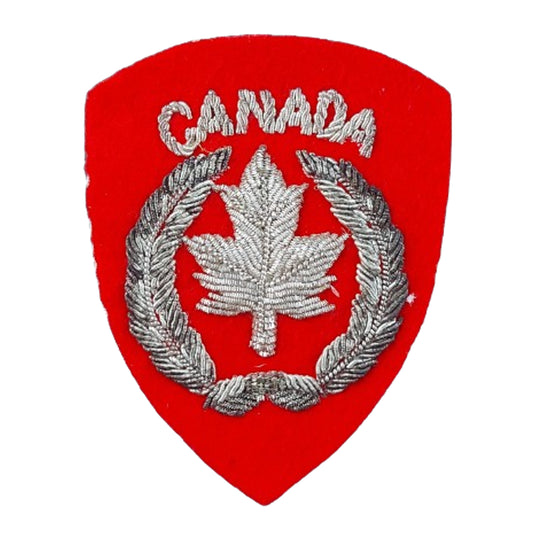 Korean War Canadian 25th Infantry Brigade Uniform Insignia -Bullion