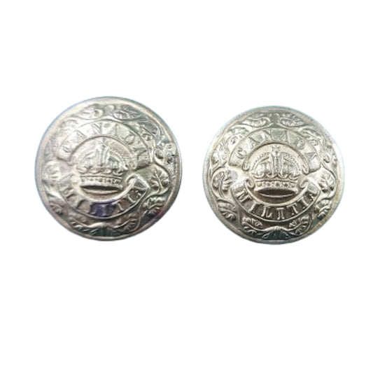 Pre-WW1 Canadian Militia Officers Uniform Button Pair