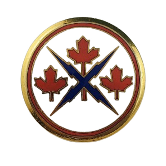 Post-WW2 Canadian Forces Communications Command Pocket Badge