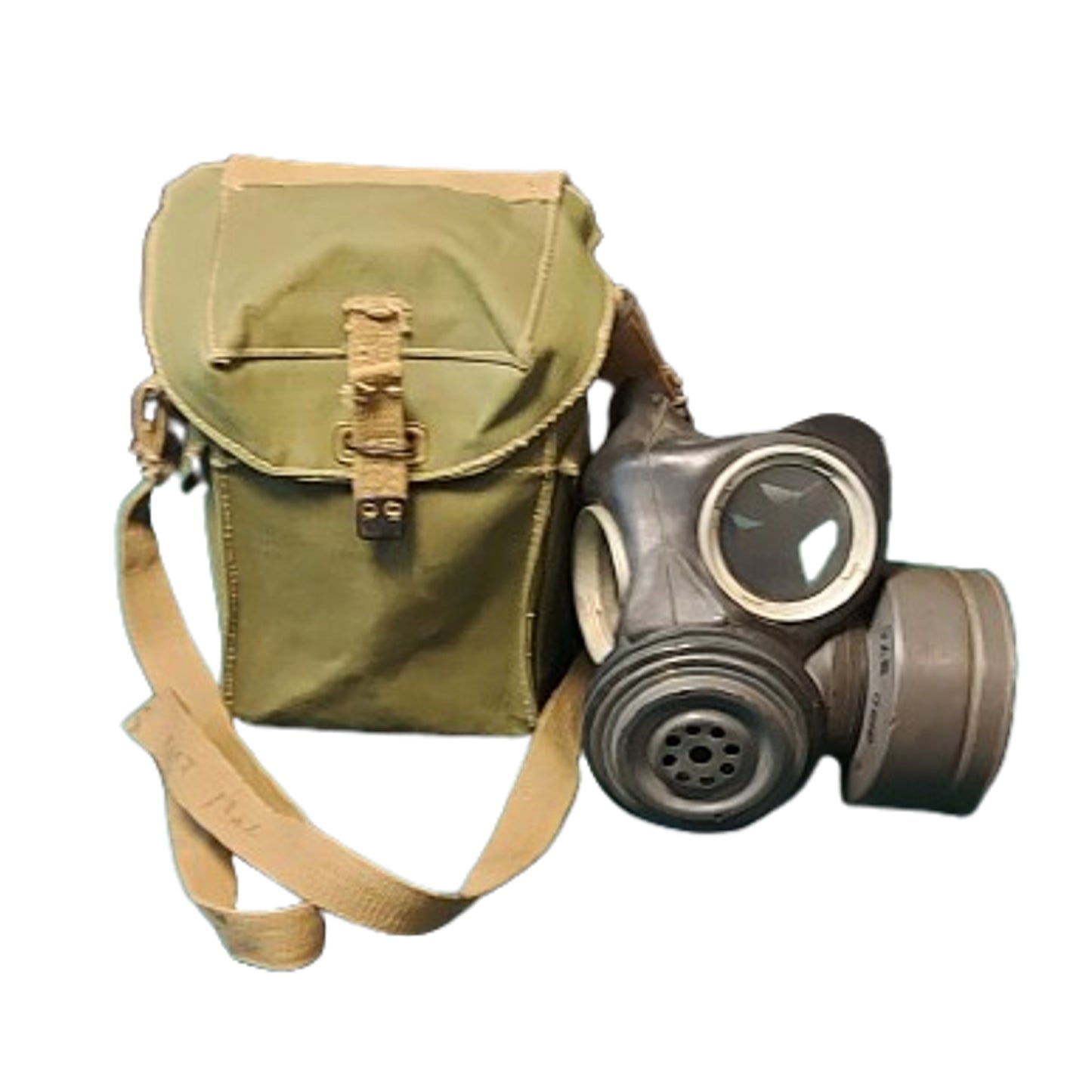 WW2 Canadian Mk.II Light Anti-Gas Respirator In Carrier