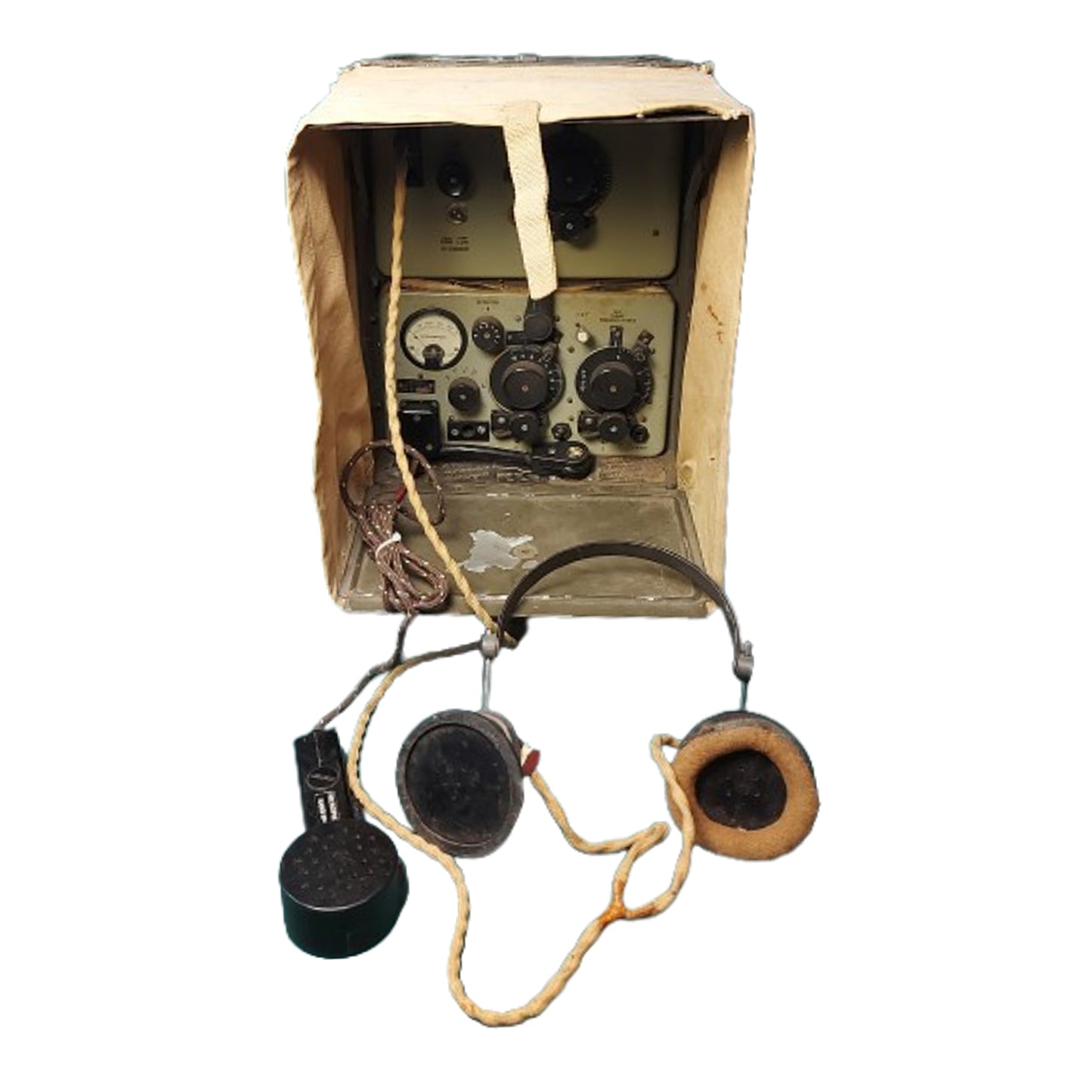 WW2 Canadian Wireless Number 18 Radio Set With Headset And Microphone