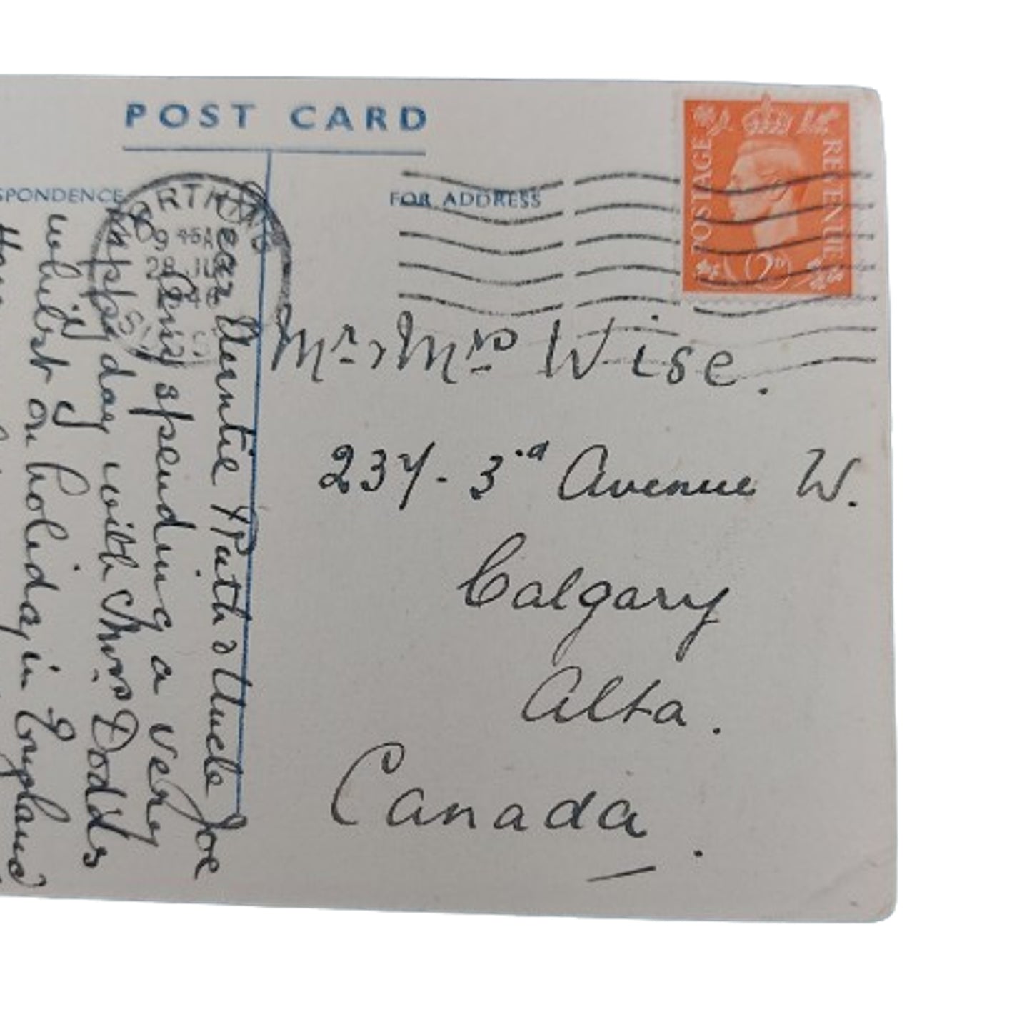 WW1 Canadian Picture Postcard Group -Calgary Alberta