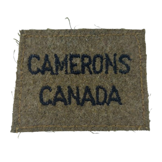 WW2 Camerons Canada Slip On