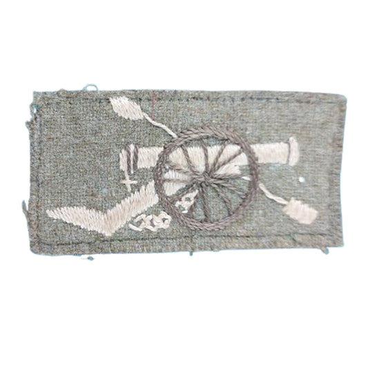 WW2 Canadian British Artillery Master Gunner Cloth Uniform Insignia