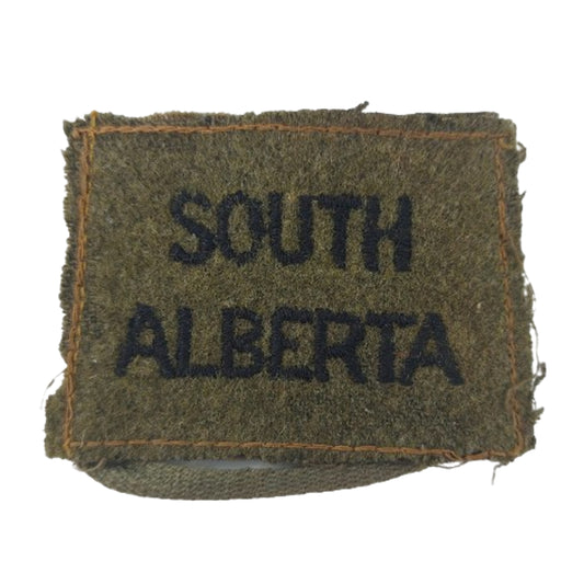 WW2 Canadian SAR South Alberta Regiment Slip-On Title