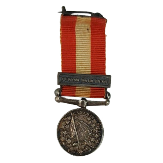 Pre-WW1 Canadian Named Miniature General Service Medal Finian Raid 1866 QOR