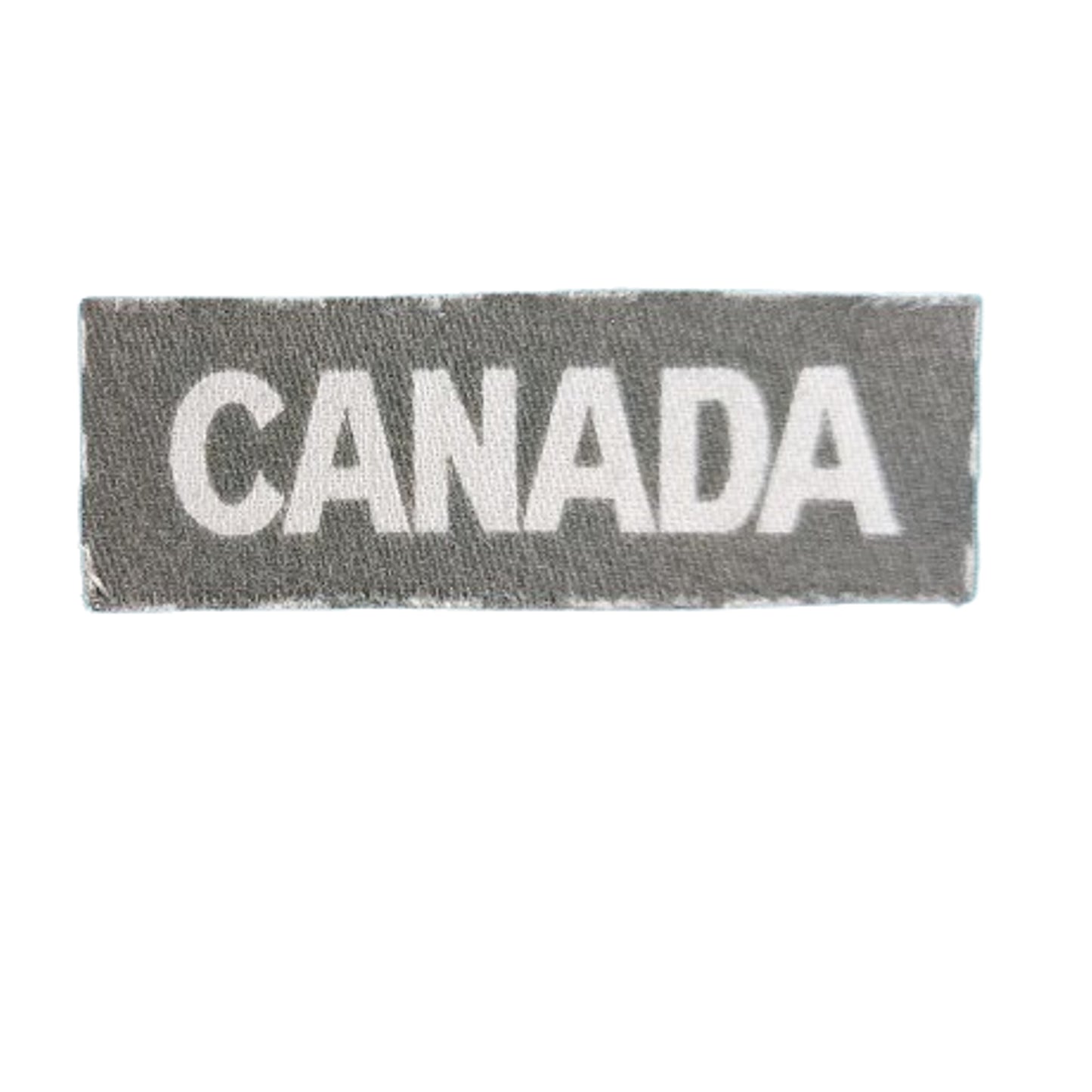 WW2 Canadian CANADA Printed Canvas Shoulder Title