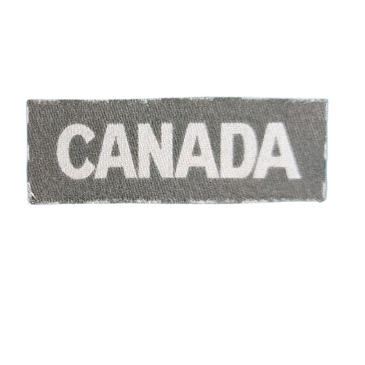 WW2 Canadian CANADA Printed Canvas Shoulder Title