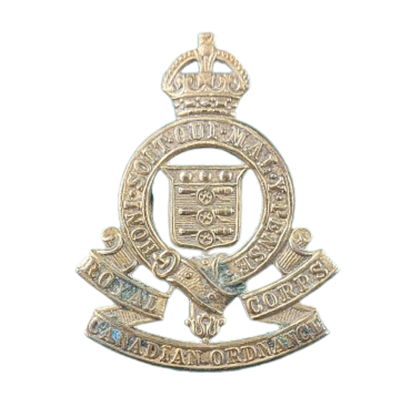 WW2 Canadian RCOC Royal Canadian Ordnance Corps Cap Badge