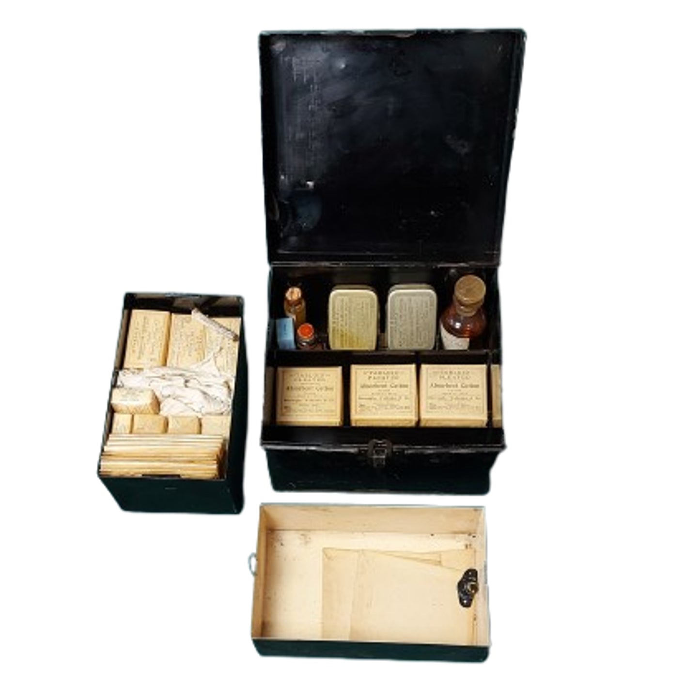 WW1 Canadian British Cased Medics First Aid Kit With Contents