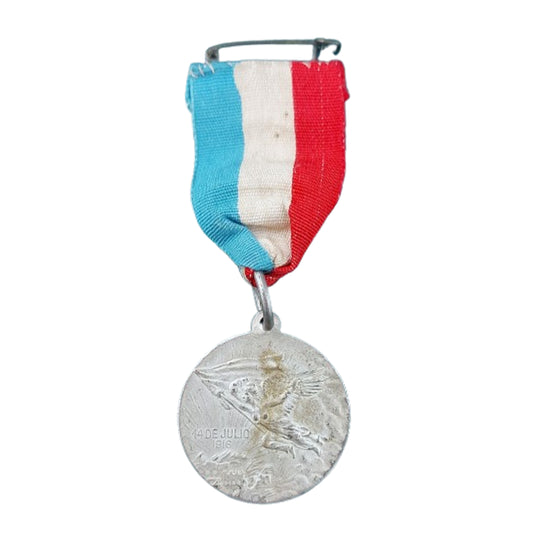 WW1 French 1916 Colonie Francaise Santiago Medal