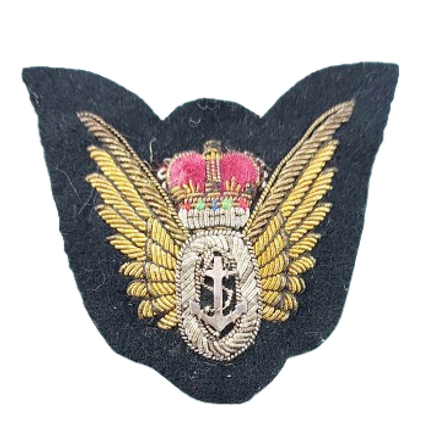 Post-WW2 British Canadian RN RCN Fleet Air Arm Bullion Wire Observer Wing