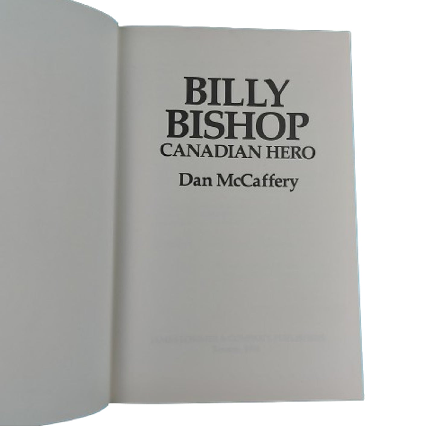 Billy Bishop -Canadian Hero