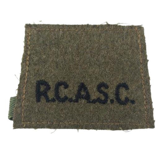 WW2 RCASC Royal Canadian Army Service Corps Slip-On