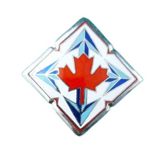 Post-WW2 Canadian Forces Force Mobile Command FMC Enamel Pocket Badge Insignia