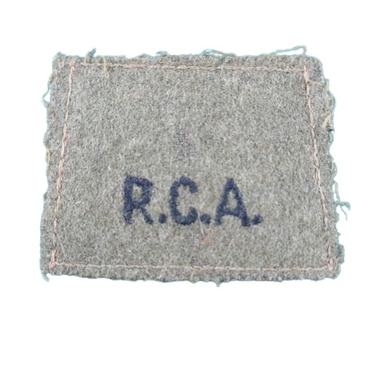 WW2 RCA Royal Canadian Artillery Slip-On
