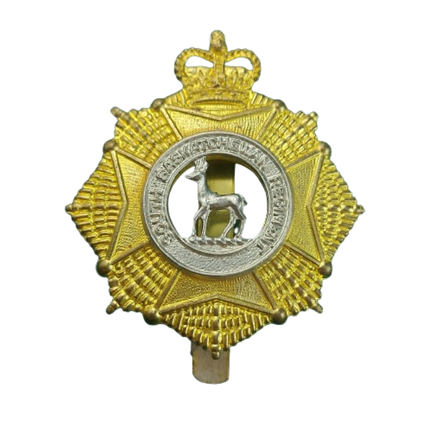 QEII Canadian South Saskatchewan Regiment Cap Badge