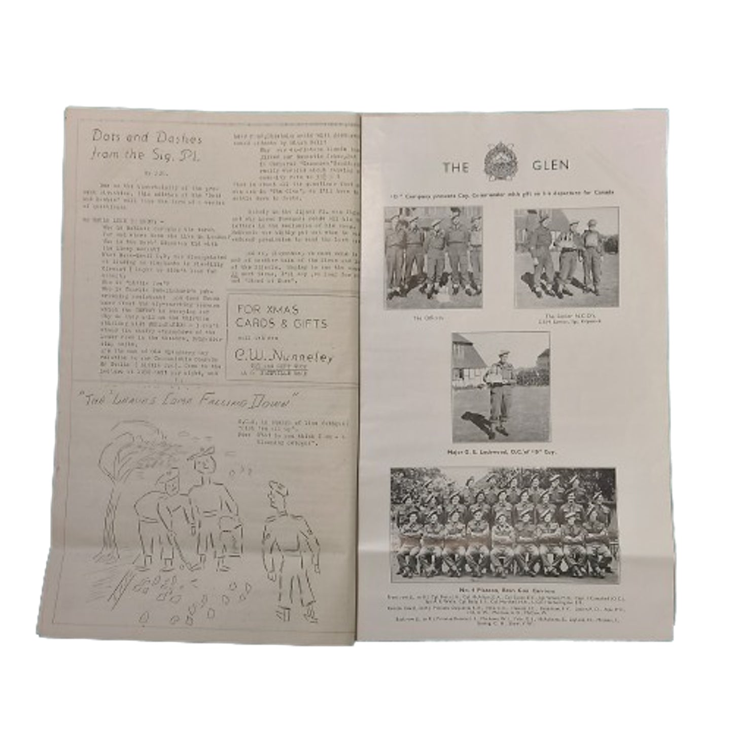 WW2 Calgary Highlanders 'The Glen' Regimental Journal Volume 3 No.13