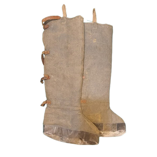 WW1 German Air Force "Metal Cloth" Flight Boots