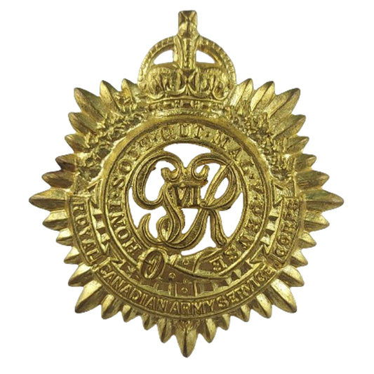 WW2 RCASC Royal Canadian Army Service Corps Cap Badge