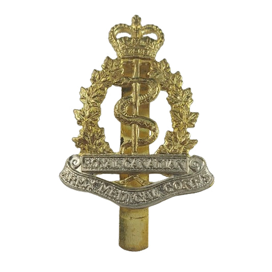 QEII CAMC Canadian Army Medical Corps Cap Badge