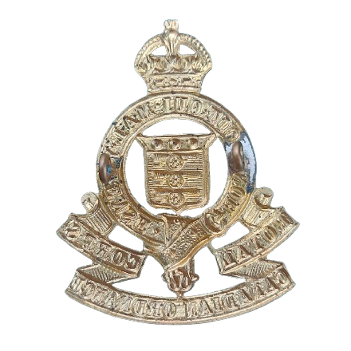 WW2 RCOC Royal Canadian Ordnance Corps Cap Badge