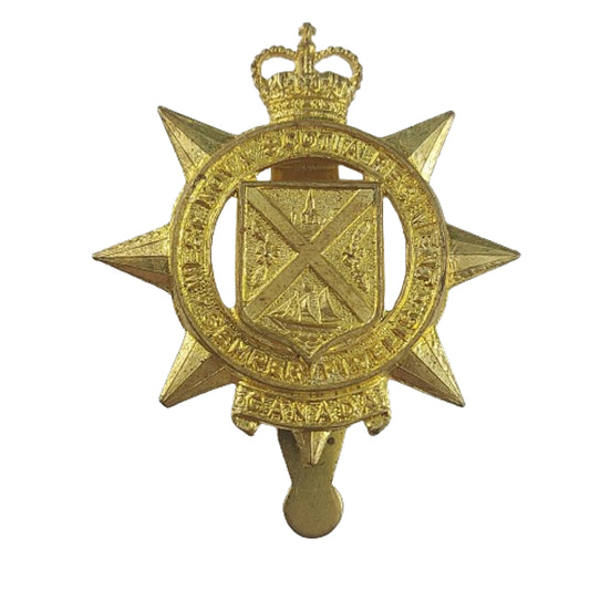 QEII West Nova Scotia Regiment Cap Badge