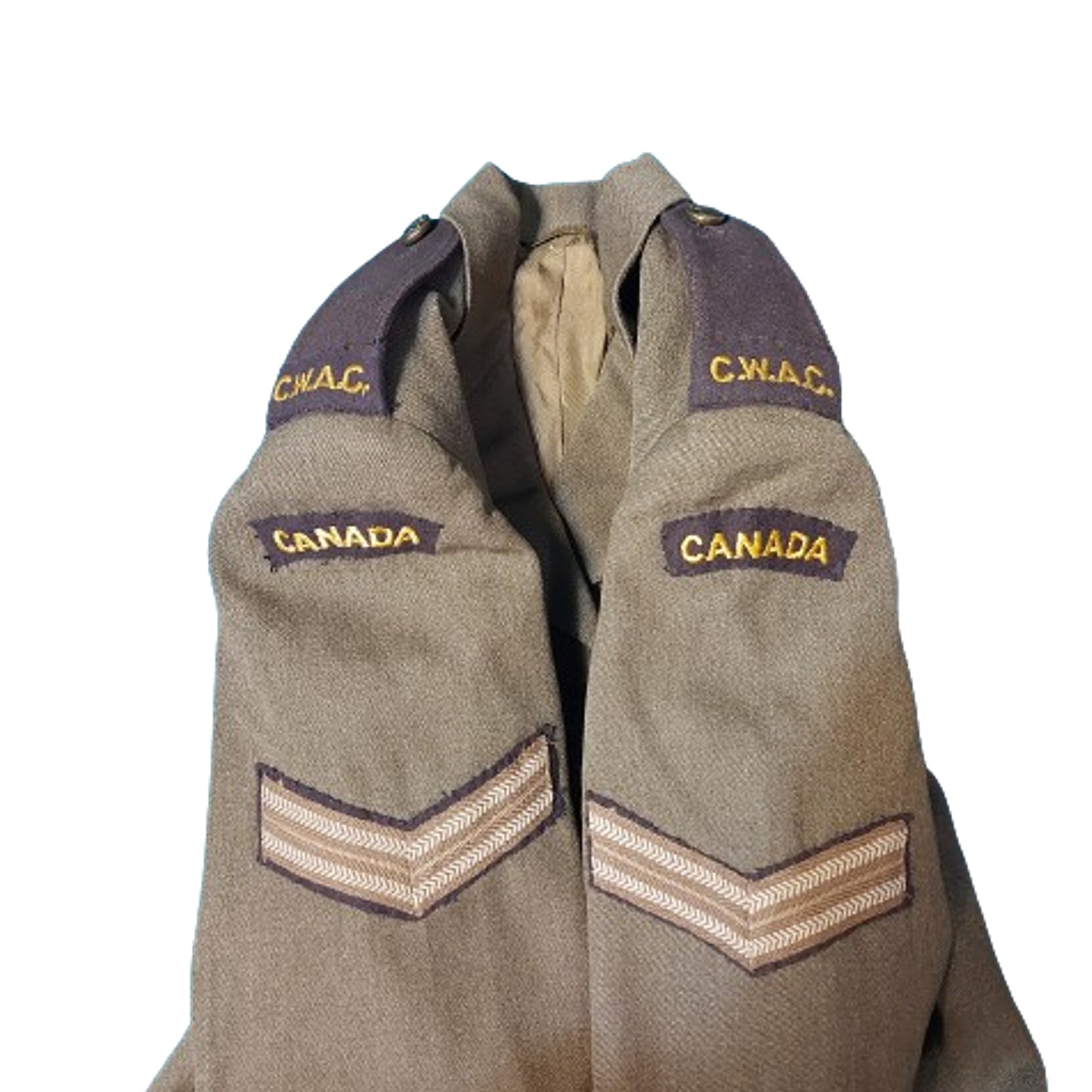 WW2 CWAC Canadian Women's Army Corps Summer Tunic 1942