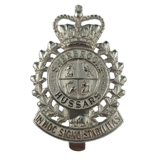 QEII Canadian Sherbrook Hussars Cap Badge
