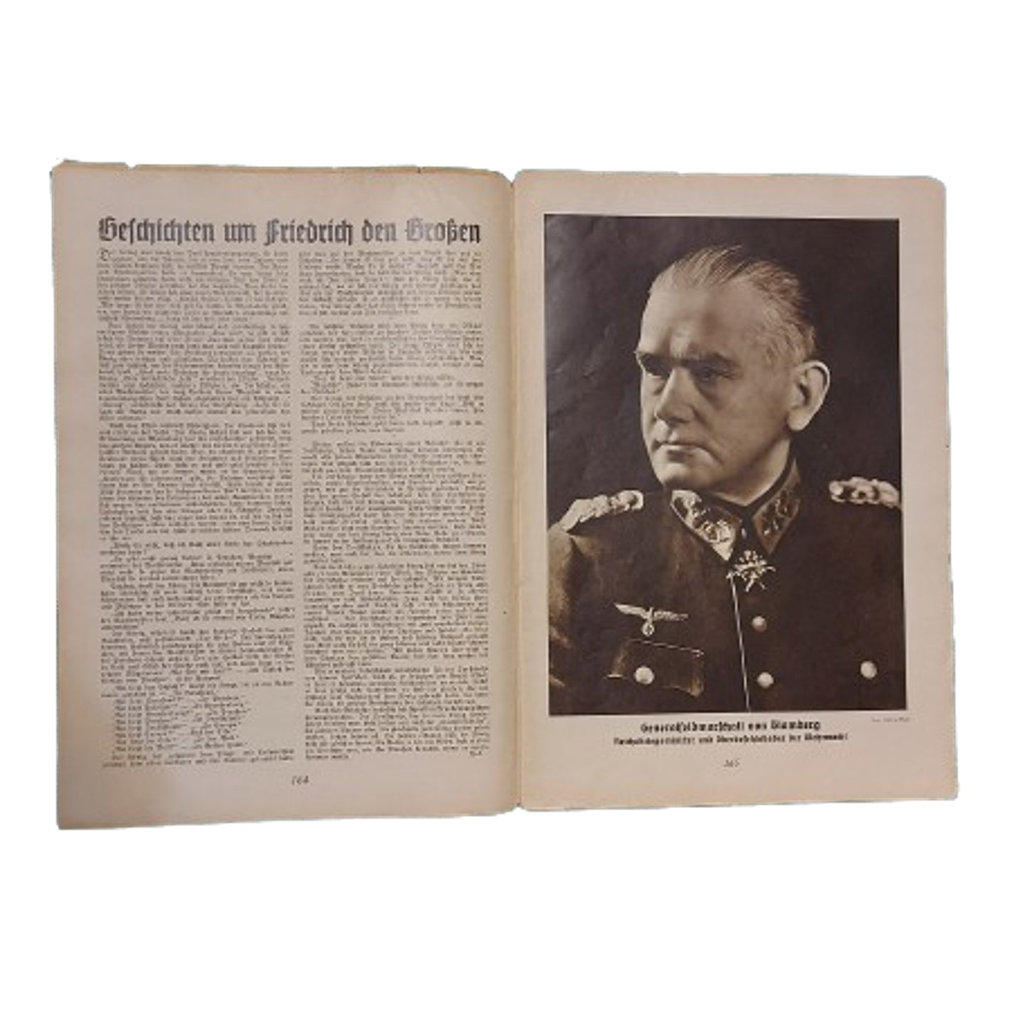 WW2 German Hilt Mit Magazine Issue #6 1937
