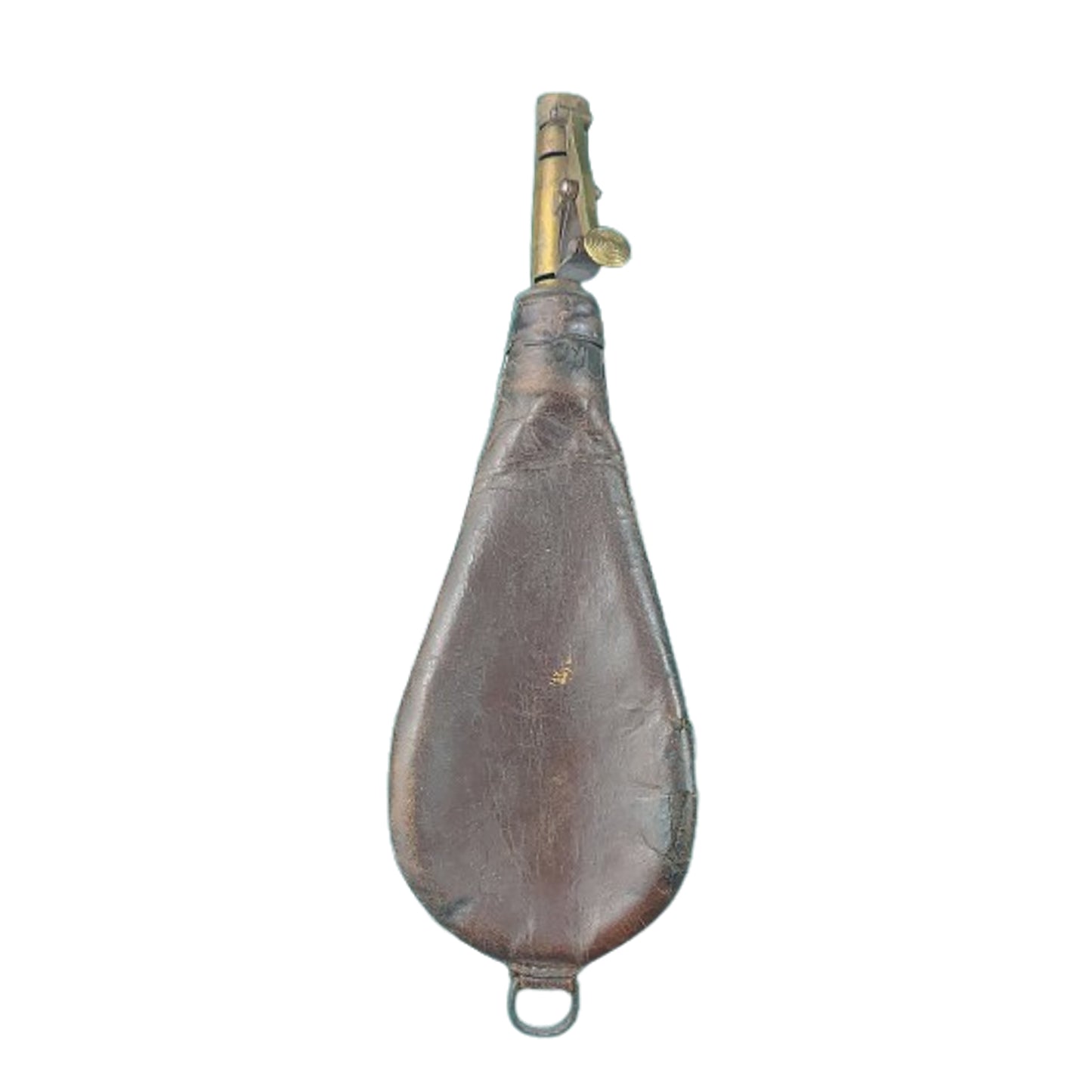 Pre-WW1 British Antique Leather Shot Flask