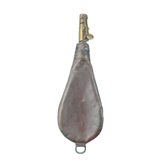 Pre-WW1 British Antique Leather Shot Flask