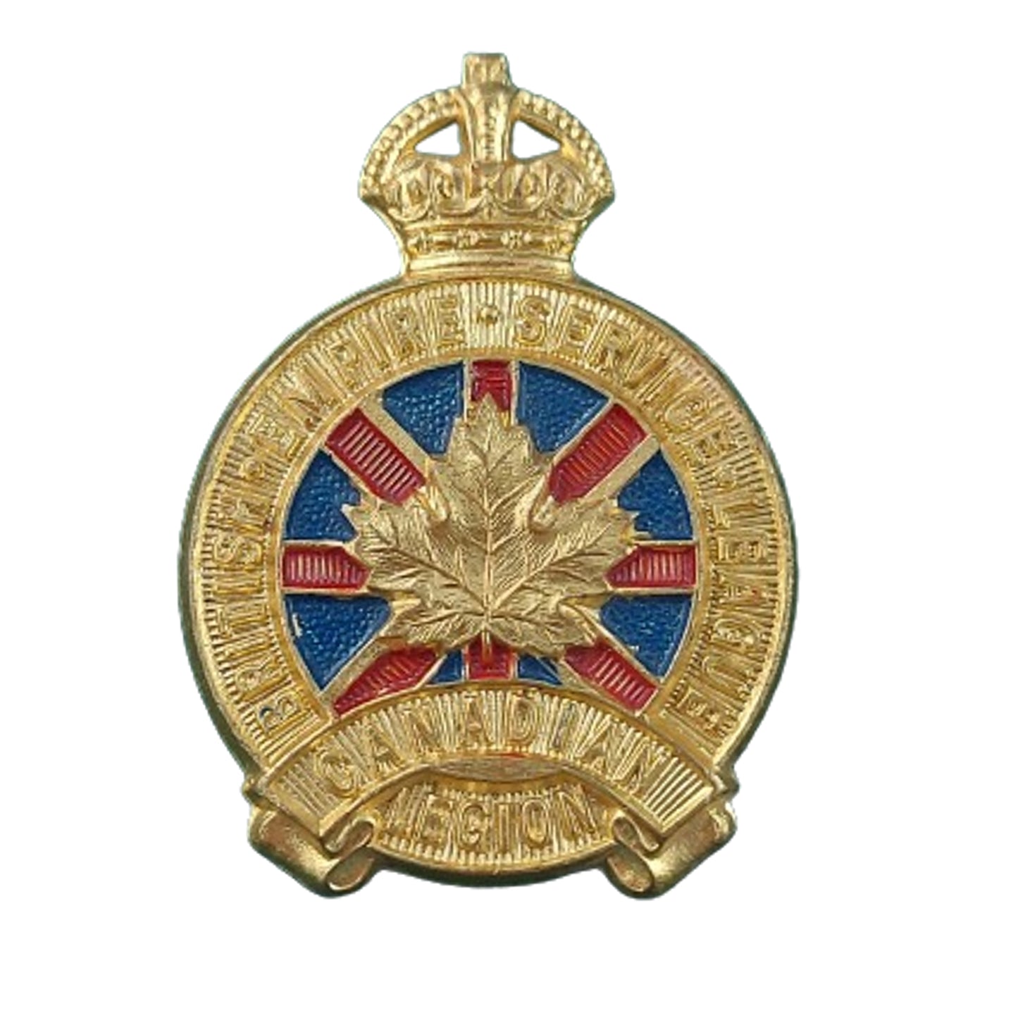 WW2 Royal Canadian Legion Cap Badge 1945