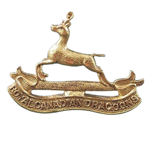 WW2 RCD Royal Canadian Dragoons Cap Badge