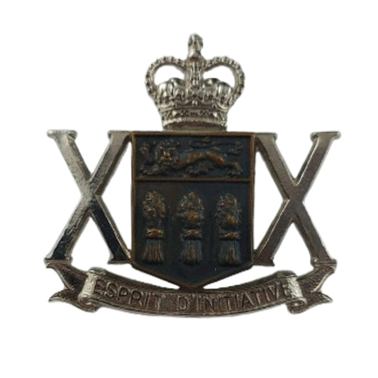 Post-WW2 Canadian 20th Saskatchewan Regiment Cap Badge