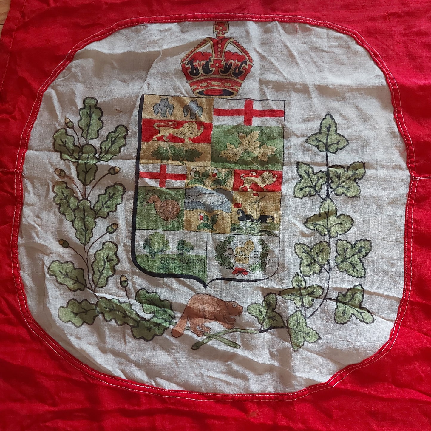 WW1 Canadian Red Ensign Flag 76 X 44 Inches
