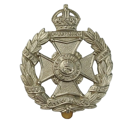 WW2 British City Of London Post Office Rifles Cap Badge