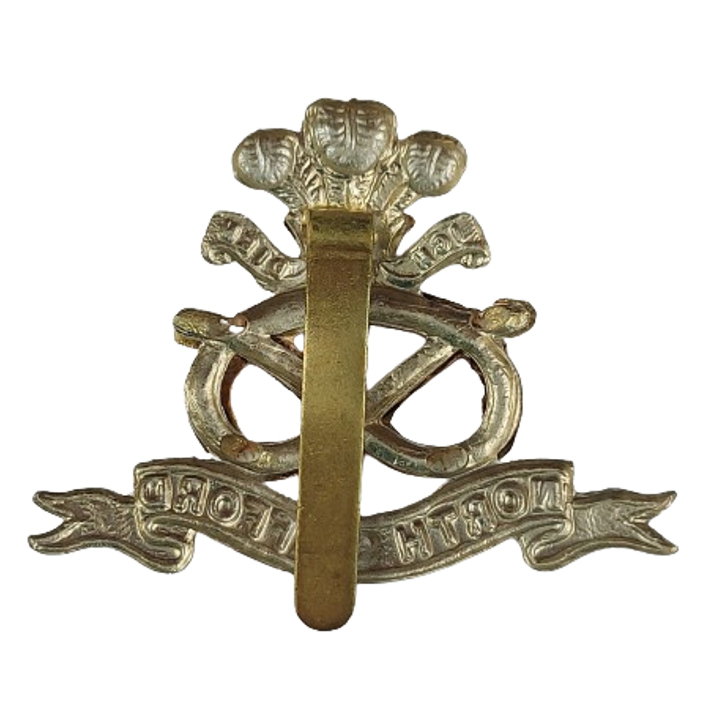 WW2 British North Stafford Stafford Regiment Cap Badge