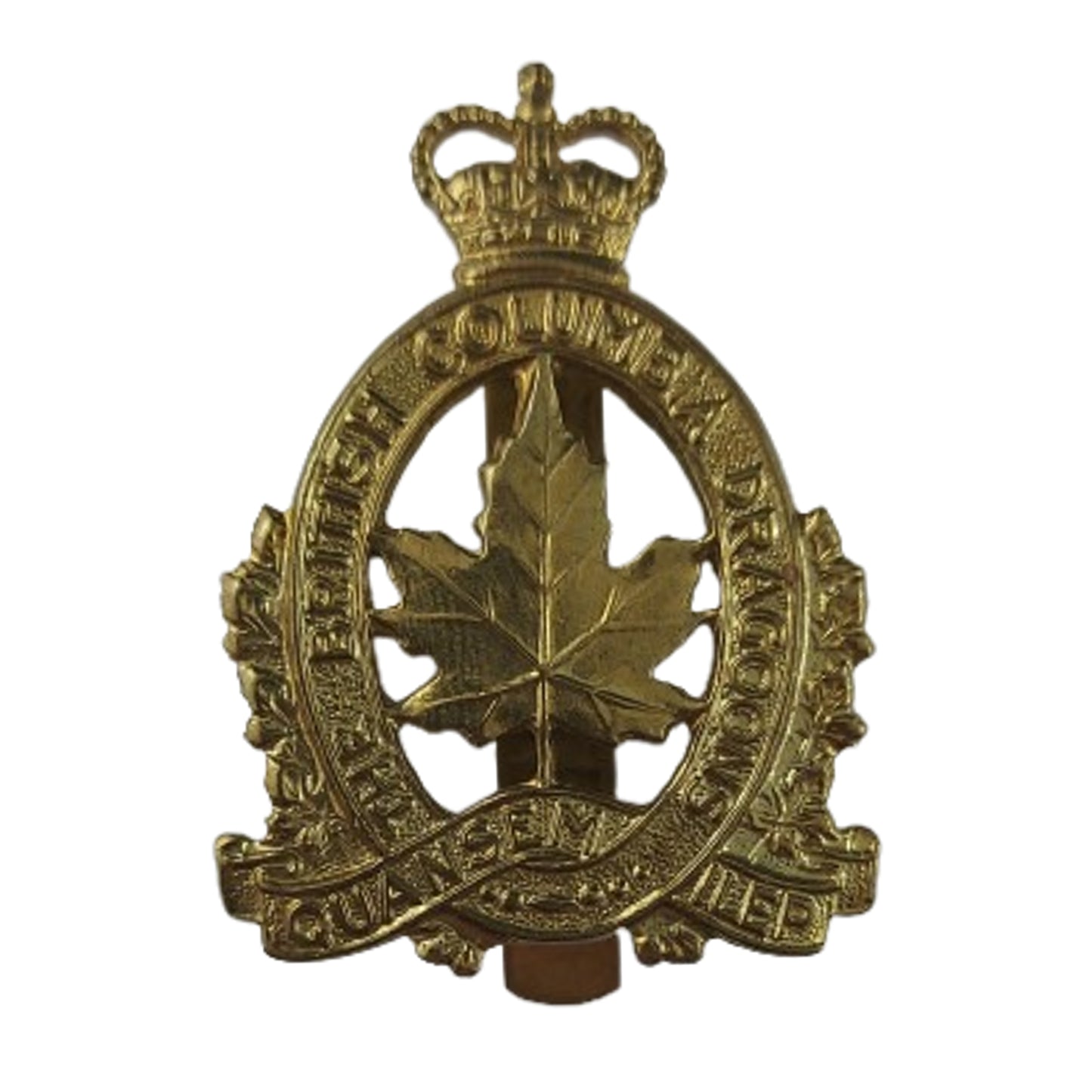 Post-WW2 Canadian BCD British Columbia Dragoons Cap Badge