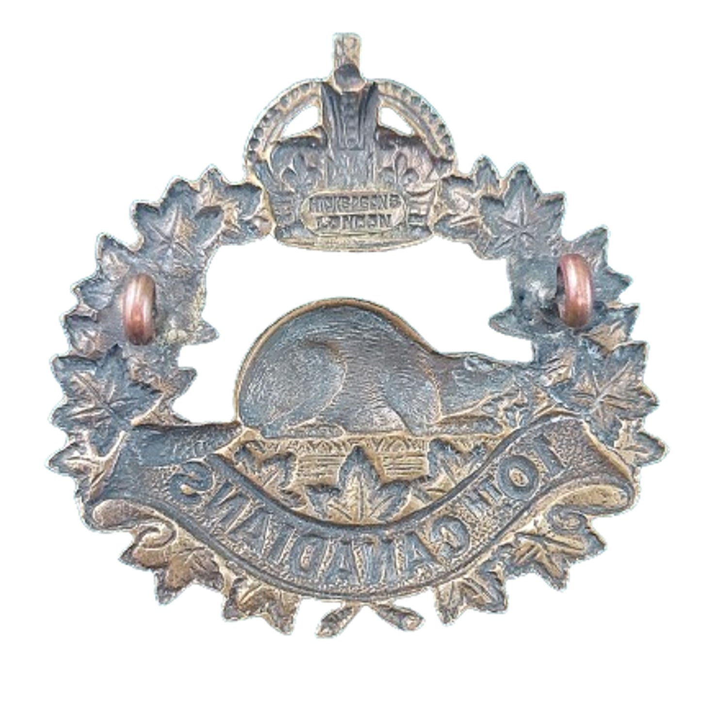 WW1 Canadian 10th Battalion Cap Badge -Calgary Alberta -Hicks & Sons London